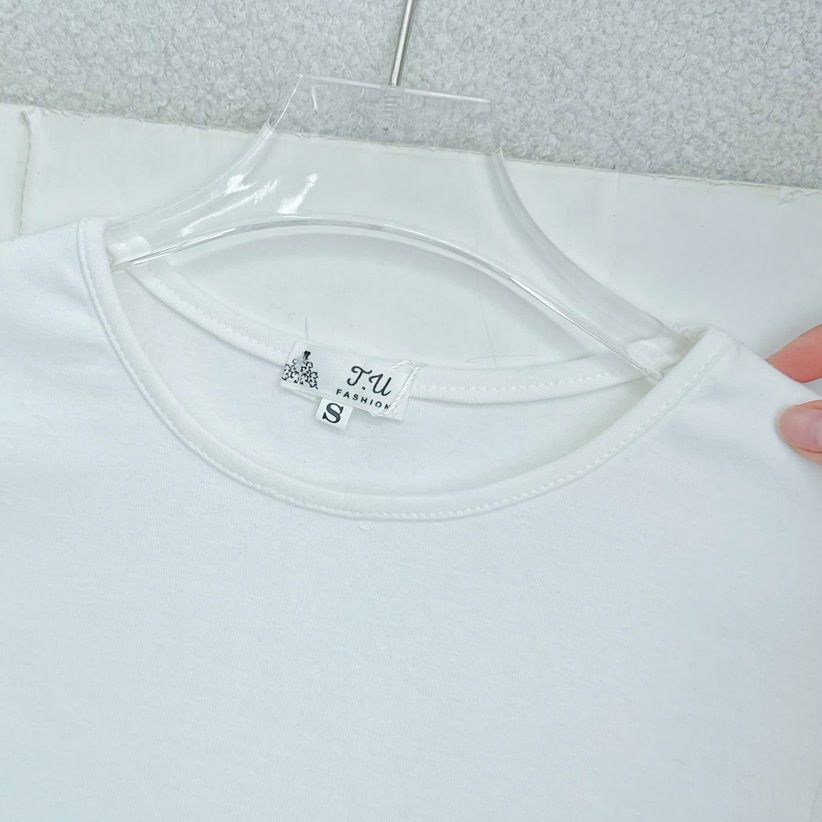 Áo Thun Cotton Thiết Kế TuTu Store Phù Hợp Đi Làm Dành Cho Nữ - Mã AS592
