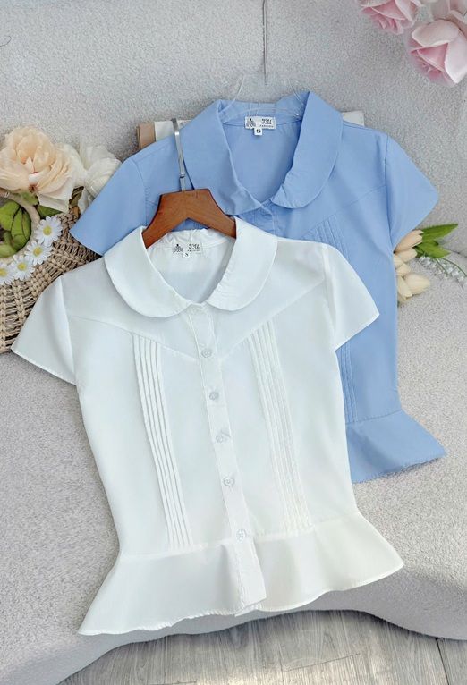 Áo Kate Cotton Thiết Kế TuTu Store Phù Hợp Đi Làm Dành Cho Nữ - Mã A582