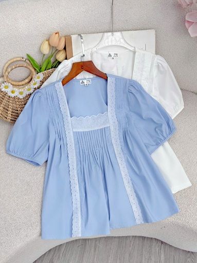 Áo Kate Cotton Thiết Kế TuTu Store Phù Hợp Đi Làm Dành Cho Nữ - Mã AS597