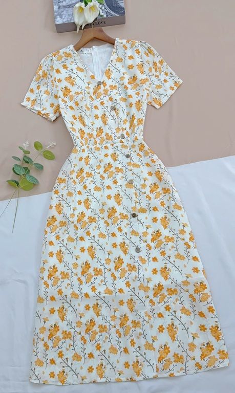 Váy Lụa Mango Mềm Phù Hợp Đi Chơi Thiết Kế TuTu Store Dành Cho Nữ -Mã D1089