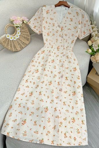 Đầm Xô Gân Thiết Kế TuTu Store Phù Hợp Đi Chơi Dành Cho Nữ - Mã D1140