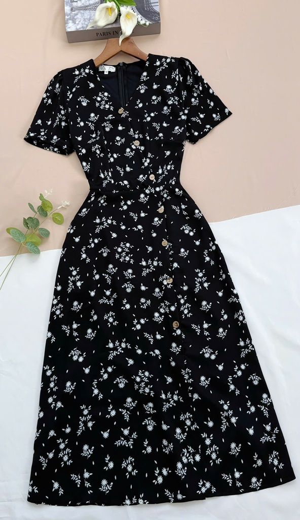 Váy Lụa Mango Mềm Phù Hợp Đi Chơi Thiết Kế TuTu Store Dành Cho Nữ -Mã D1089