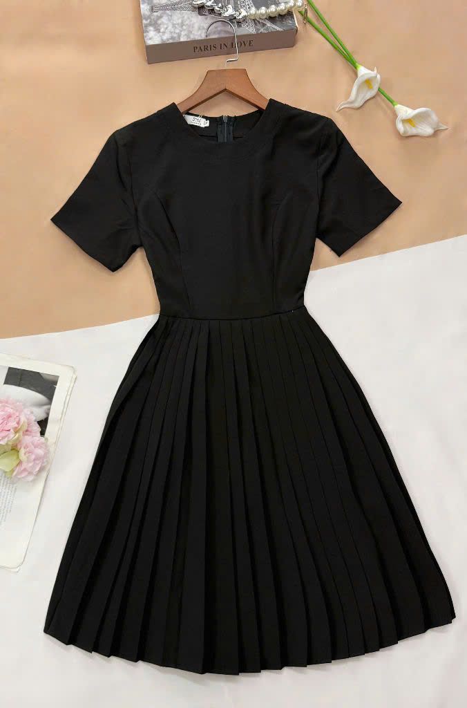 Váy Cotton Hàn Form Lửng Thiết Kế TuTu Store Dành Cho Nữ - Mã D898