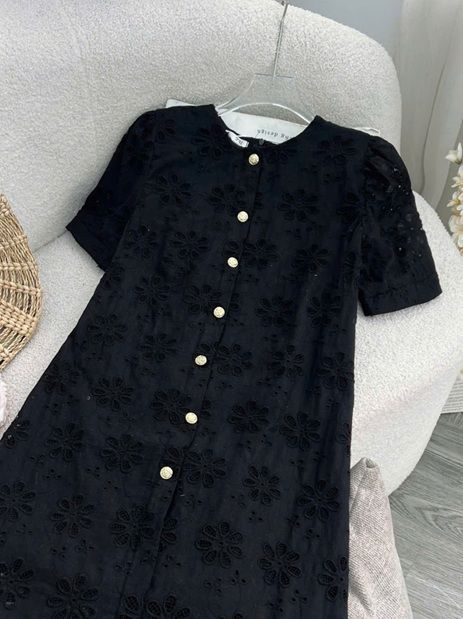 Váy Kate Thêu Xuông Phù Hợp Đi Chơi Thiết Kế TuTu Store Dành Cho Nữ -Mã D1071