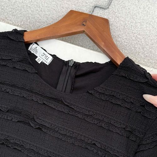 Đầm Thun Đen Thiết Kế TuTu Store Phù Hợp Đi Chơi Dành Cho Nữ - Mã D1162