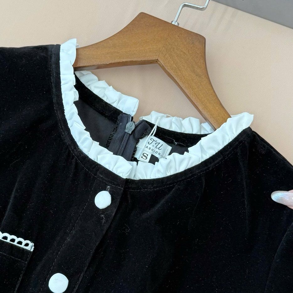 Váy Nhung 2 Da Thiết Kế TuTu Store Dành Cho Nữ - Mã D974