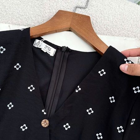 Đầm Gân Hàn Quốc Thiết Kế TuTu Store Phù Hợp Đi Làm Dành Cho Nữ - Mã D1206
