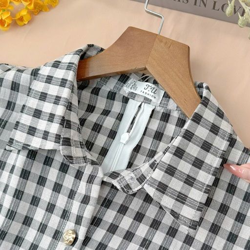 Váy Cotton Gân Thanh Lịch Phù Hợp Đi Chơi Thiết Kế TuTu Store Dành Cho Nữ -Mã D1072