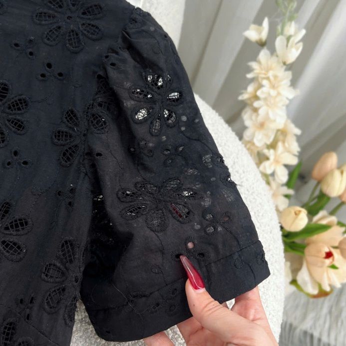 Váy Kate Thêu Xuông Phù Hợp Đi Chơi Thiết Kế TuTu Store Dành Cho Nữ -Mã D1071