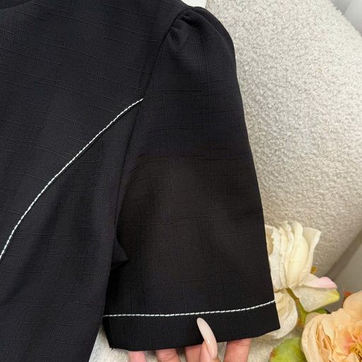 Đầm Bố Lenin Thiết Kế TuTu Store Phù Hợp Đi Làm Dành Cho Nữ - Mã D1108