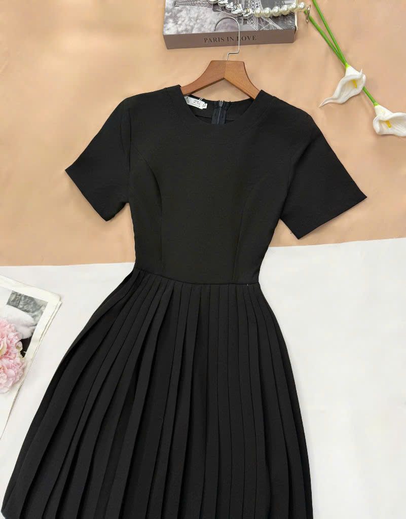 Váy Cotton Hàn Form Lửng Thiết Kế TuTu Store Dành Cho Nữ - Mã D898