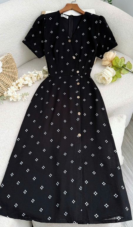 Đầm Gân Hàn Quốc Thiết Kế TuTu Store Phù Hợp Đi Làm Dành Cho Nữ - Mã D1206