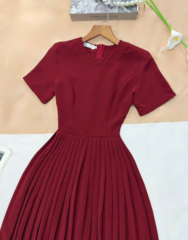 Váy Cotton Hàn Form Lửng Thiết Kế TuTu Store Dành Cho Nữ - Mã D898