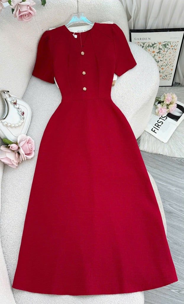 Váy Taptar Gấm Thiết Kế TuTu Store Dành Cho Nữ - Mã D969