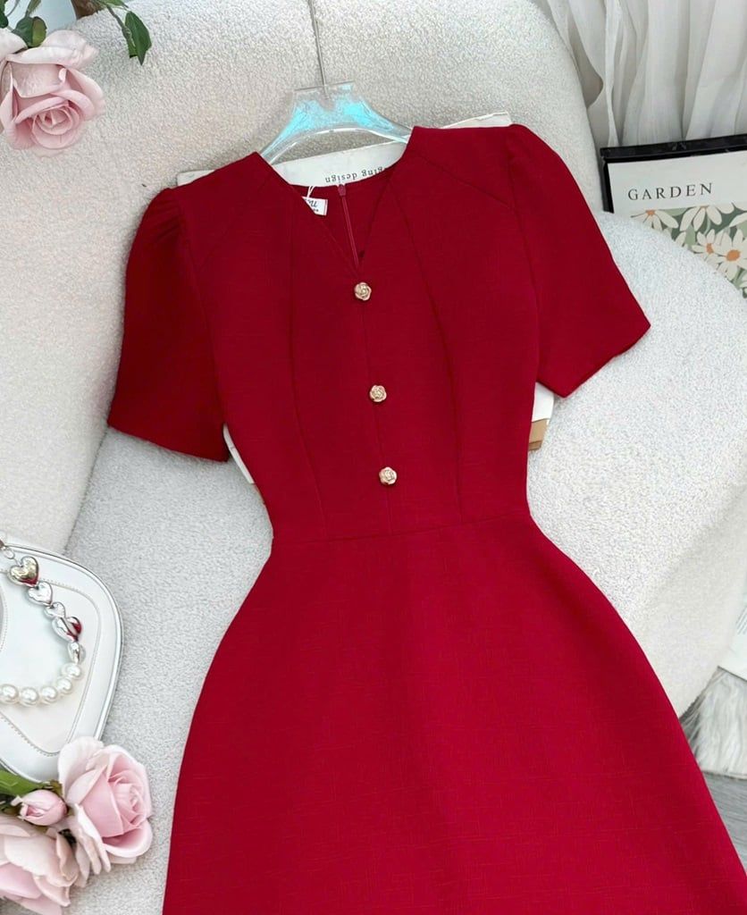 Váy Taptar Gấm Thiết Kế TuTu Store Dành Cho Nữ - Mã D969