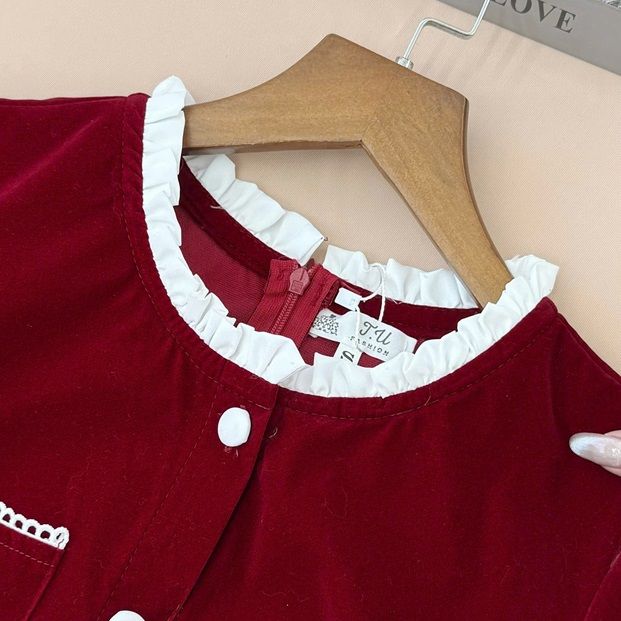 Váy Nhung 2 Da Thiết Kế TuTu Store Dành Cho Nữ - Mã D974