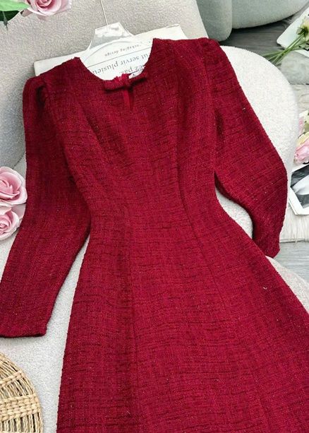 Váy Dạ Tweet Thiết Kế TuTu Store Dành Cho Nữ - Mã D953
