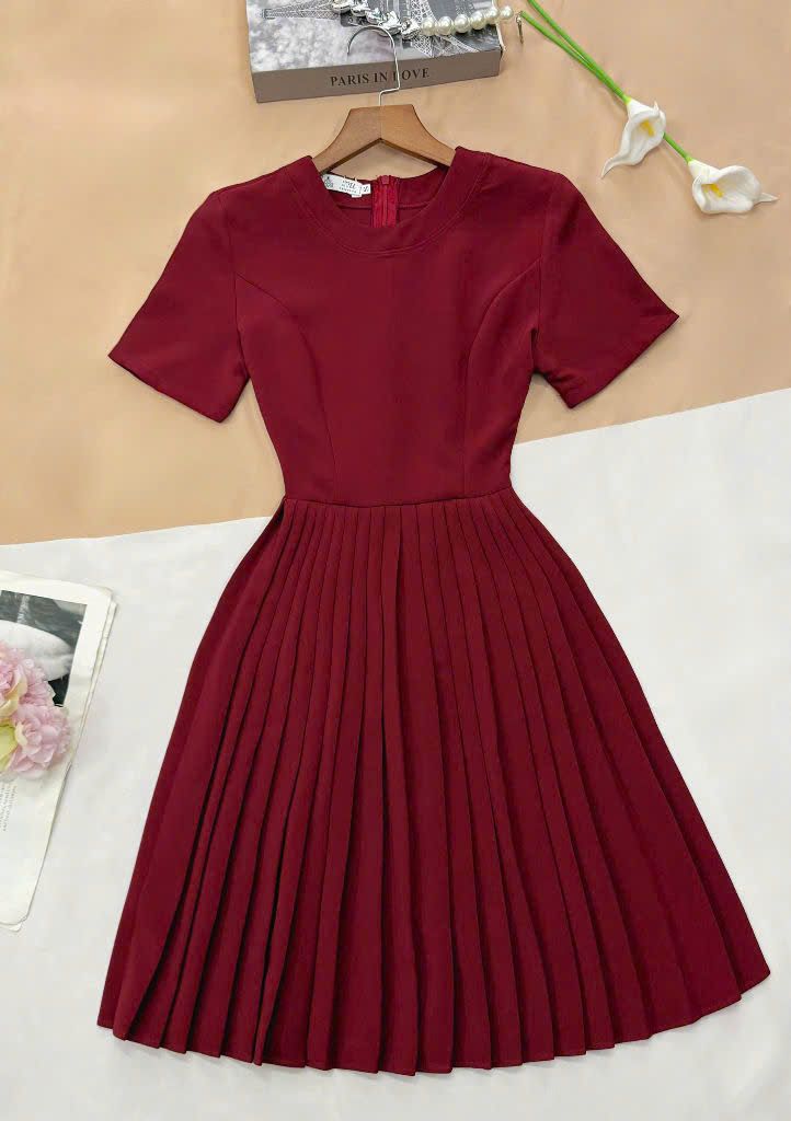 Váy Cotton Hàn Form Lửng Thiết Kế TuTu Store Dành Cho Nữ - Mã D898