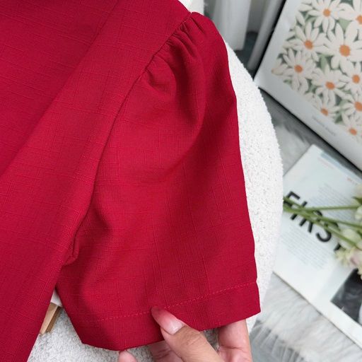 Váy Linen Gân Thiết Kế TuTu Store Dành Cho Nữ - Mã D1007