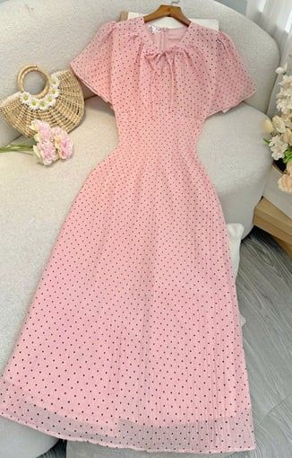 Đầm Tơ Xốp Nhăn Thiết Kế TuTu Store Đi Làm Dành Cho Nữ - Mã D1155