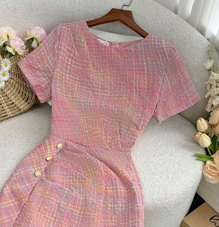 Đầm Xô Caro Thiết Kế TuTu Store Phù Hợp Đi Chơi Dành Cho Nữ - Mã D1147
