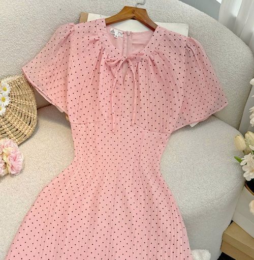Đầm Tơ Xốp Nhăn Thiết Kế TuTu Store Đi Làm Dành Cho Nữ - Mã D1155