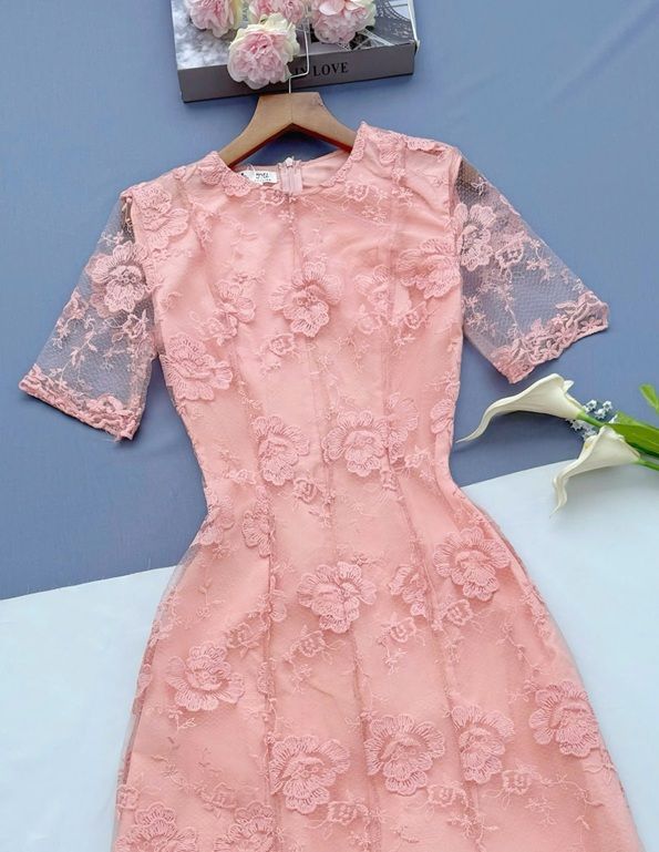 Đầm Ren Cotton Thiết Kế TuTu Store Phù Hợp Đi Chơi Dành Cho Nữ - Mã D1152