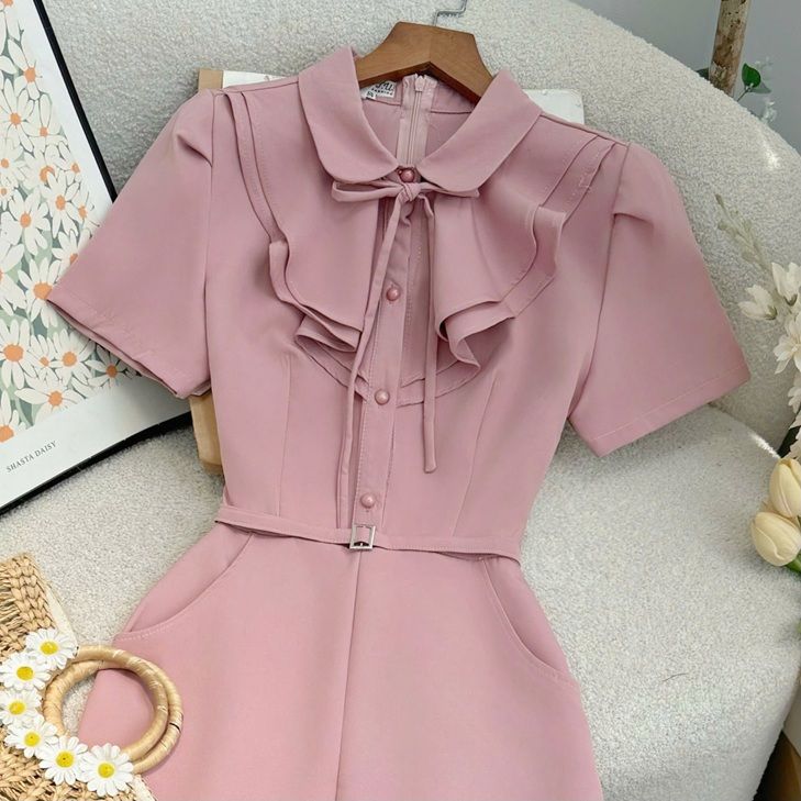 Đầm Cotton Thái Thiết Kế TuTu Store Phù Hợp Đi Làm Dành Cho Nữ - Mã D1201