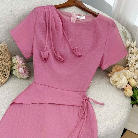 Đầm Tơ Nhăn Thiết Kế TuTu Store Phù Hợp Đi Làm Dành Cho Nữ - Mã D1156