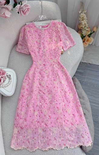 Váy Kate Thêu Thiết Kế TuTu Store Dành Cho Nữ - Mã D1057
