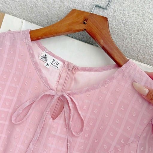 Đầm Voan Tơ Bi Thiết Kế TuTu Store Phù Hợp Đi Chơi Dành Cho Nữ - Mã D1172