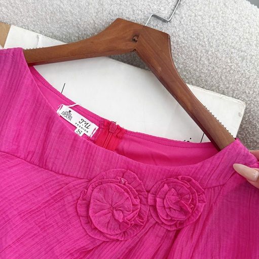 Đầm Tơ Xếp Li Thiết Kế TuTu Store Phù Hợp Đi Chơi Dành Cho Nữ - Mã D1160
