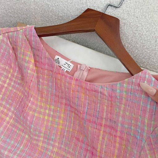 Đầm Xô Caro Thiết Kế TuTu Store Phù Hợp Đi Chơi Dành Cho Nữ - Mã D1147