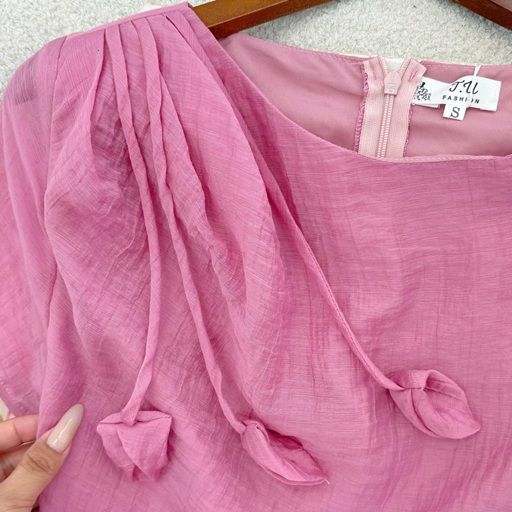 Đầm Tơ Nhăn Thiết Kế TuTu Store Phù Hợp Đi Làm Dành Cho Nữ - Mã D1156