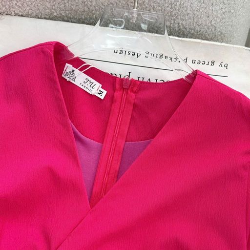 Váy Cotton Xốp Cổ V Phù Hợp Đi Làm Thiết Kế TuTu Store Dành Cho Nữ -Mã D1065