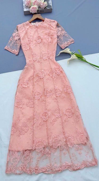 Đầm Ren Cotton Thiết Kế TuTu Store Phù Hợp Đi Chơi Dành Cho Nữ - Mã D1152
