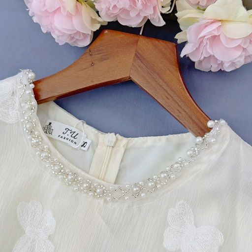 Váy Tơ Thêu Thiết Kế TuTu Store Dành Cho Nữ - Mã D1041