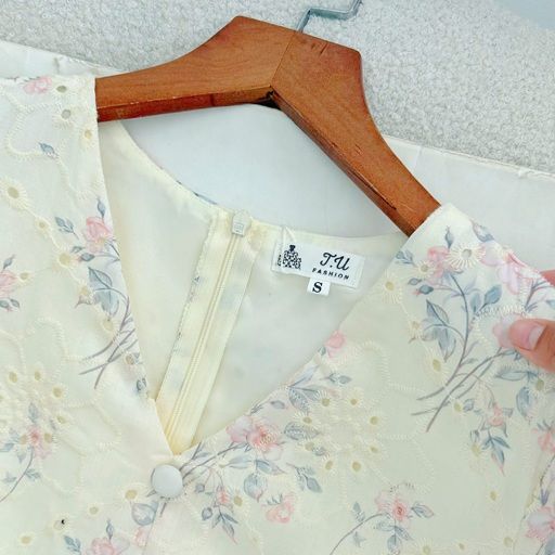 Đầm Kate Thêu Thiết Kế TuTu Store Phù Hợp Đi Chơi Dành Cho Nữ - Mã D1197