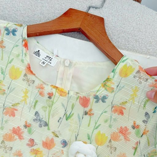 Đầm Voan Sọc Ý Thiết Kế TuTu Store Phù Hợp Đi Chơi Dành Cho Nữ - Mã D1196