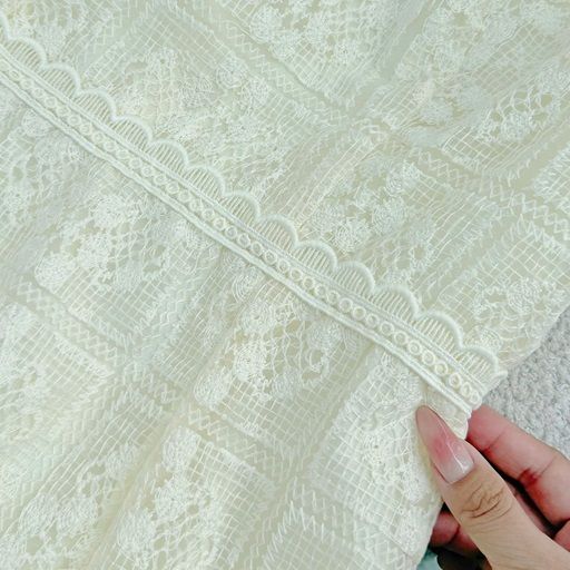 Váy Ren Cotton Cao Cấp Thiết Kế TuTu Store Dành Cho Nữ - Mã D1052