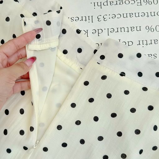 Chân Váy Đũi Phồng Chấm Bi Thiết Kế TuTu Store Phù Hợp Đi Chơi Dành Cho Nữ - Mã VS569