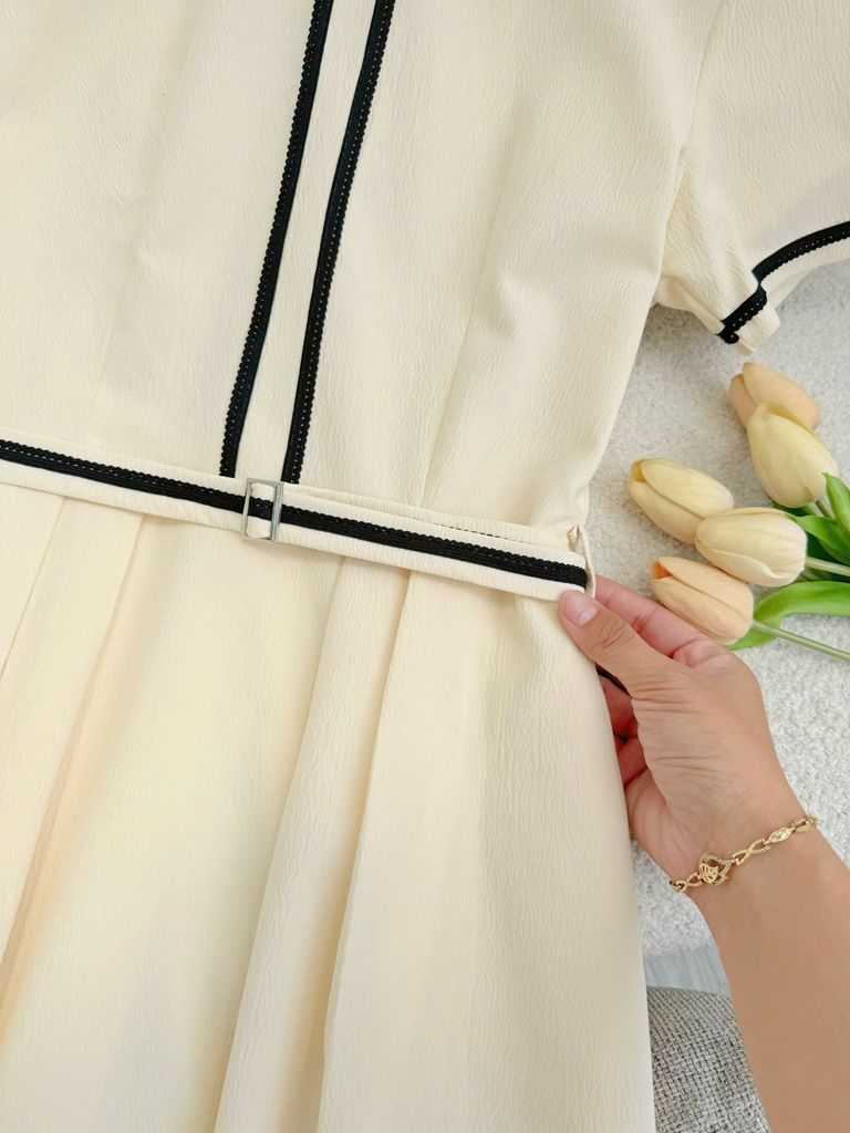 Đầm Cotton Xốp Thiết Kế TuTu Store Phù Hợp Đi Làm Dành Cho Nữ - Mã D1170