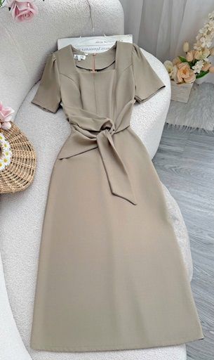 Váy Cotton Hàn Thiết Kế TuTu Store Dành Cho Nữ - Mã D1053