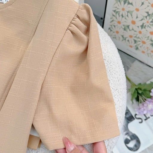 Váy Bố Linen Thiết Kế TuTu Store Dành Cho Nữ - Mã D1047