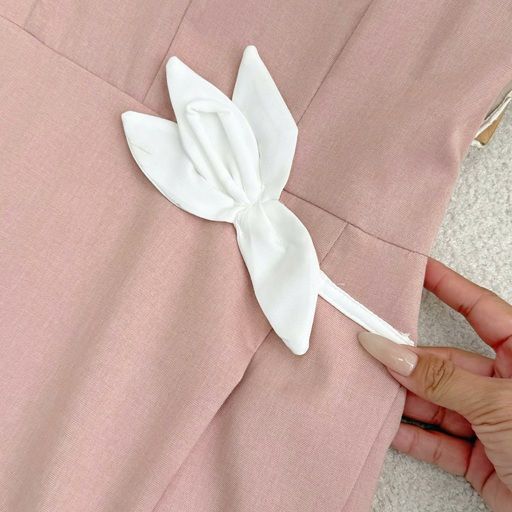 Đầm Bố Xước Thiết Kế TuTu Store Phù Hợp Đi Chơi Dành Cho Nữ - Mã D1146