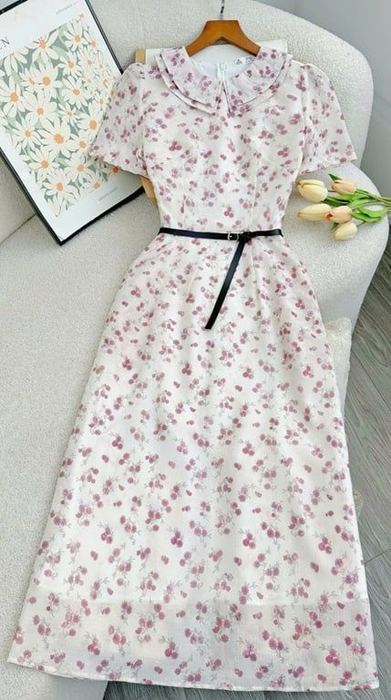 Đầm Tơ Hàn Thiết Kế TuTu Store Phù Hợp Đi Chơi Dành Cho Nữ - Mã D1191