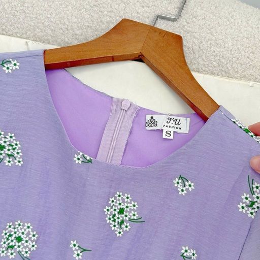 Đầm Tơ Ánh Thiết Kế TuTu Store Phù Hợp Đi Chơi Dành Cho Nữ - Mã D1210