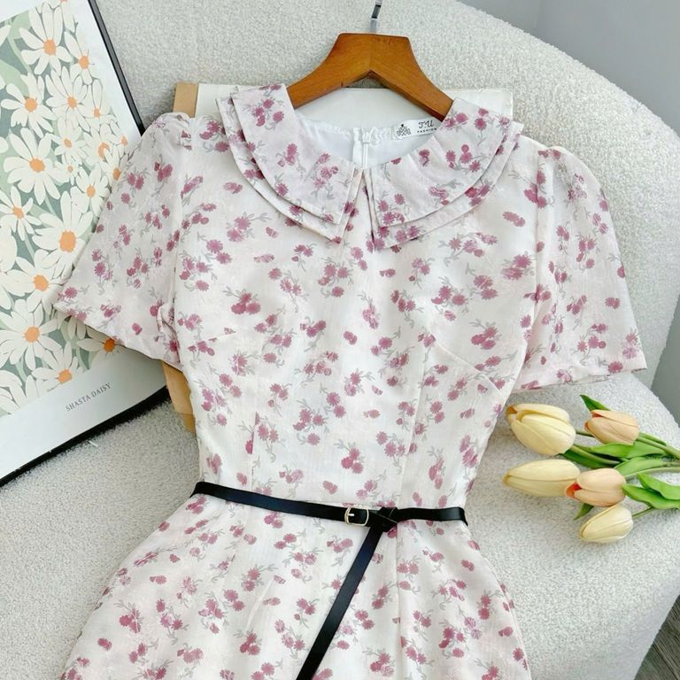 Đầm Tơ Hàn Thiết Kế TuTu Store Phù Hợp Đi Chơi Dành Cho Nữ - Mã D1191