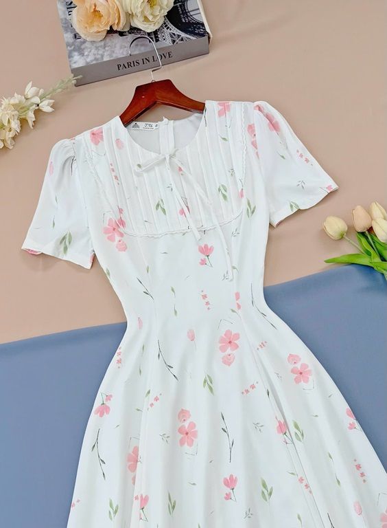 Váy Voan Tơ Thiết Kế TuTu Store Dành Cho Nữ - Mã D1020