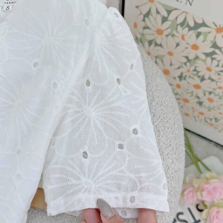 Váy Kate Thêu Thiết Kế TuTu Store Dành Cho Nữ - Mã D1038
